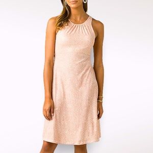 Prana Champagne Misty Skypath Sleeveless Dress